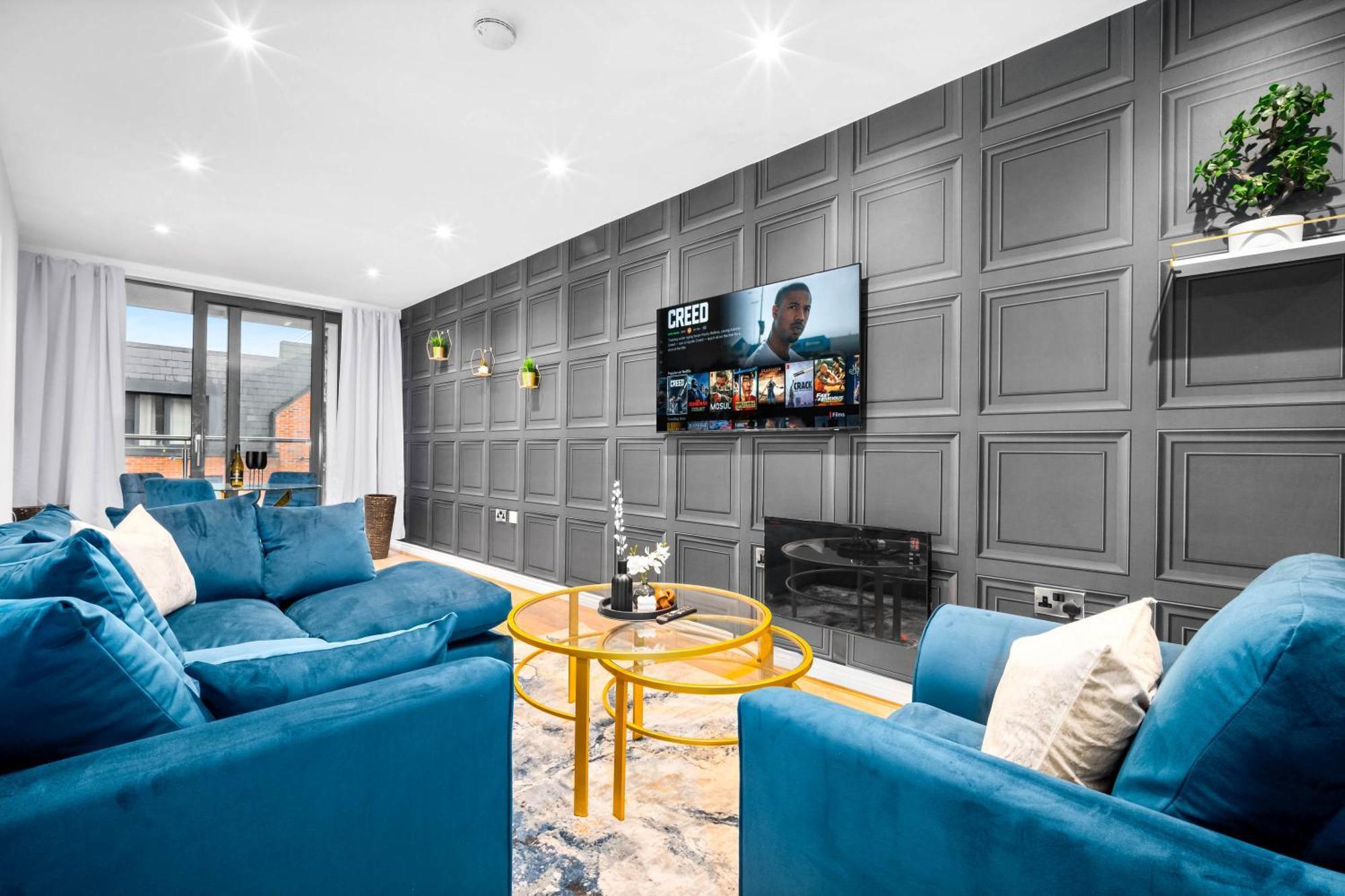 Luxury Two Bedroom - Ceentre - Balcony - Jq - Netflix & Wifi - 11b Apartamento Birmingham